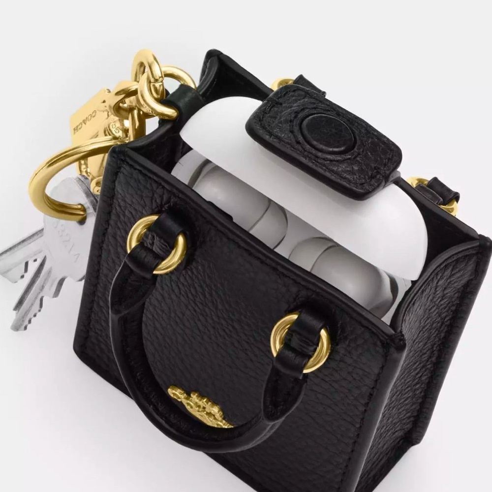 Cute. COACH Mini Bag Charm. - Picture 2 of 16